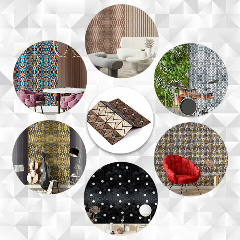 Самоклеюча алюмінієва плитка 300х300х3мм Бронза SW-00001927 Київ - фото 6