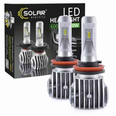 Автолампа SOLAR H11 CANBUS 12/24V 6500K 6000Lm 50W Cree Chip 1860 (8611) Винница