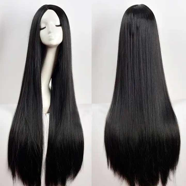 Перука рівне аніме 100 см без човники "Брюнетка" Вінниця - фото 3