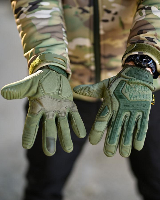 Тактичні рукавички Mechanix M-PACT 3Glove, PRC oliva ПП8217 Одеса - фото 2