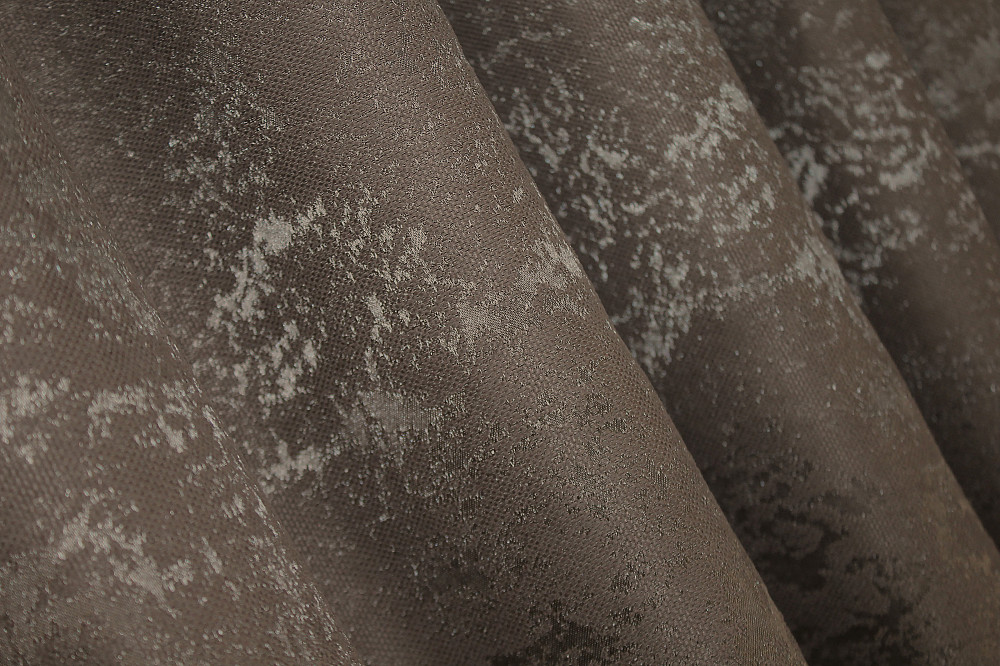 Комплект коротких штор VR-Textil Лен мрамор Pavliani № 1372ш 130х170 см 2 шт Какао (35-0062) Киев - изображение 5