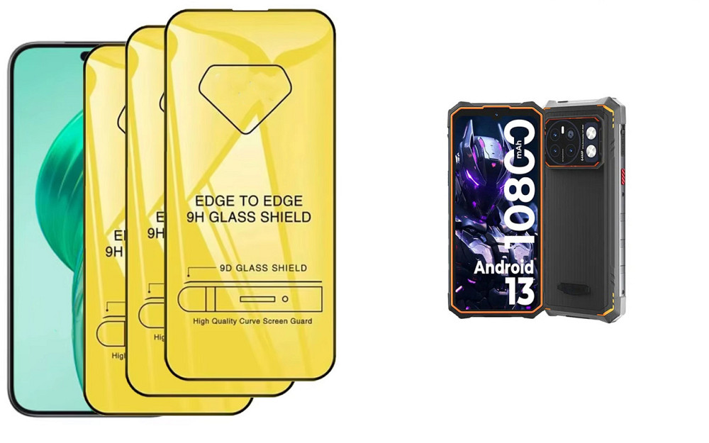 Защитное стекло DefenzoGlass для Hotwav Cyber 13, Cyber 13 Pro – двойная прочность Киев - изображение 3