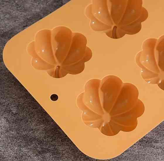 Молд силиконовый Тыквы 27 на 17 см оранжевый Киев