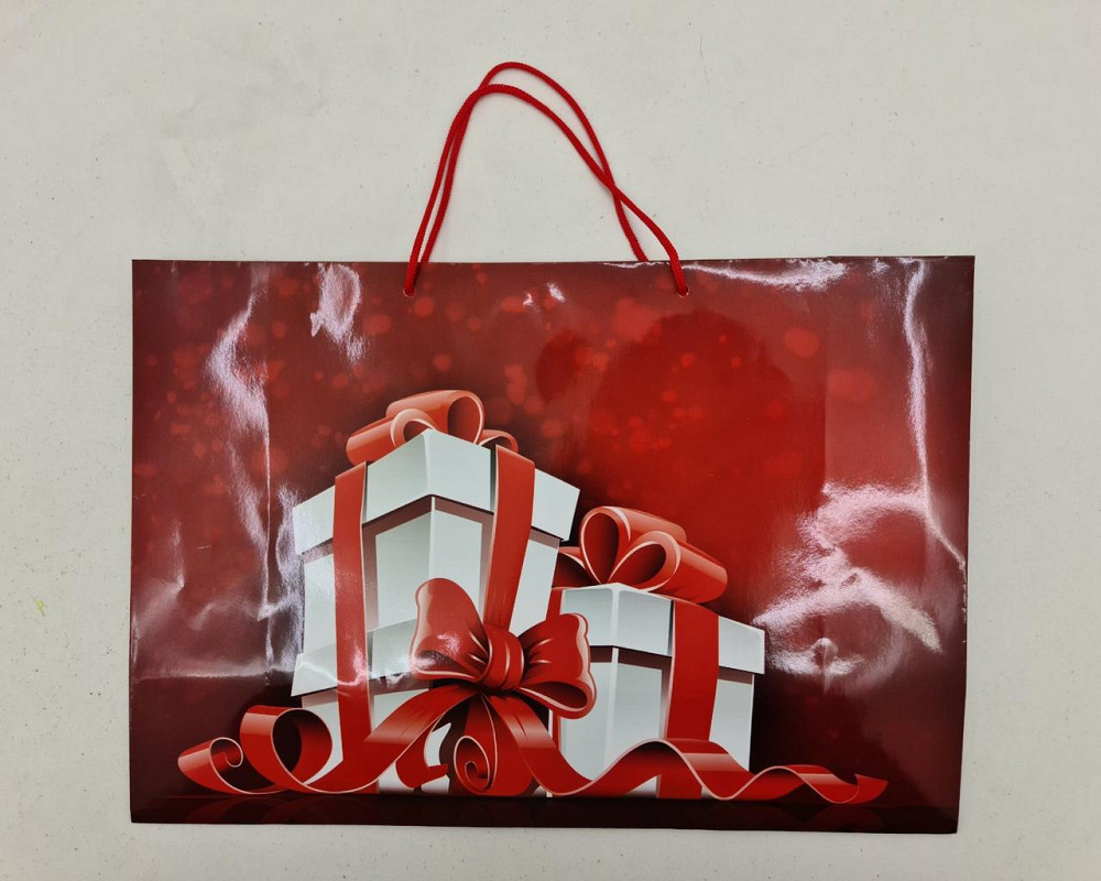 Паперовий пакет горизонтальний гігант 46*33*15 (артGG-036) (12 шт.) Харків - фото 2