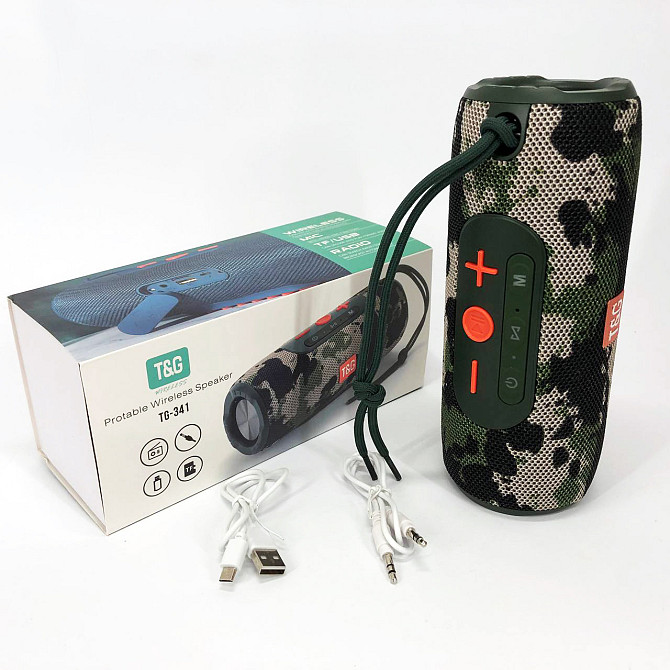Портативна бездротова якісна колонка TG341, Колонка-динамік bluetooth, Гучна колонка UH-558 для вулиці Київ - фото 1