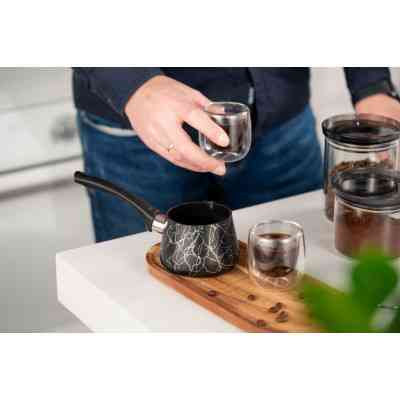 Турка Ardesto BLACK MARS граніт бакелітова ручка 0.25 (AR0825SG) Вінниця