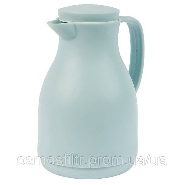 Термос/кувшин Axentia 1л с кнопкой зеленый стеклянная колба 17х24х14 см (135292) Киев - изображение 5