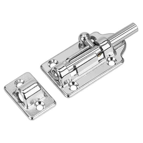 Защелка накладная (шпингалет) Esterner C12085, хромированная Киев