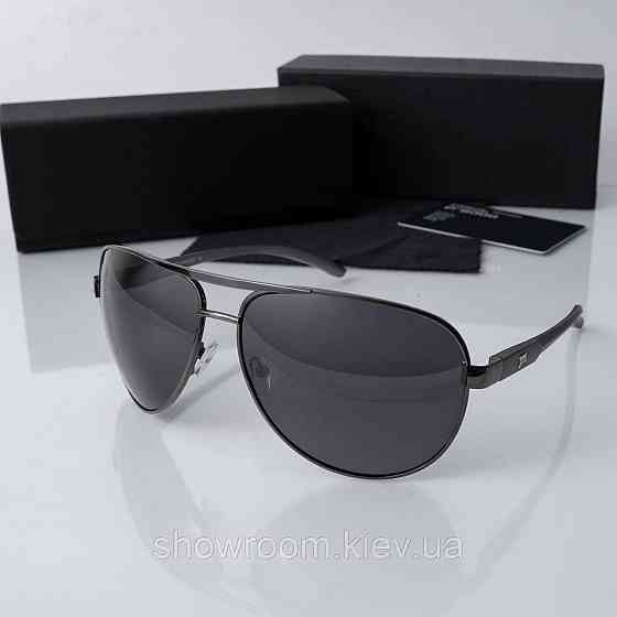 Окуляри з поляризацією сонцезахисні чоловічі Polarized (213) срібні Київ