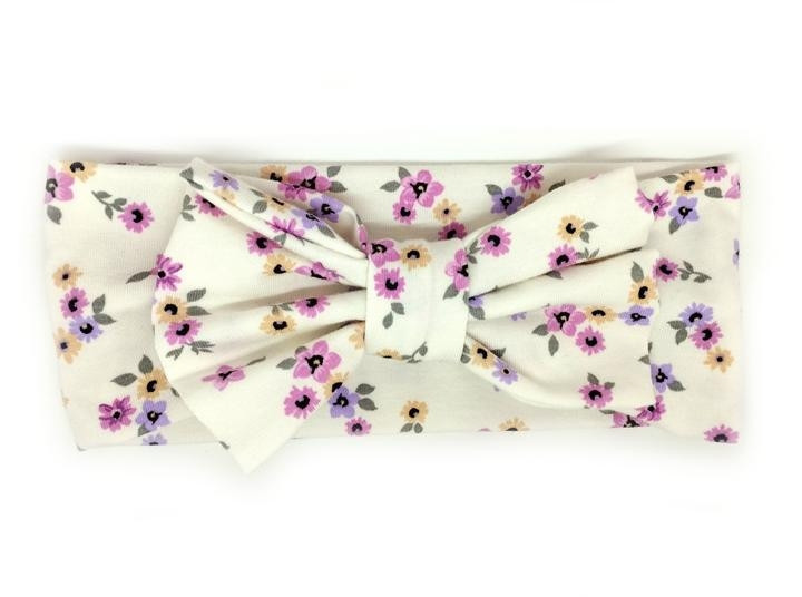 Пов'язка для волосся трикотажна з бантом Київ - фото 1