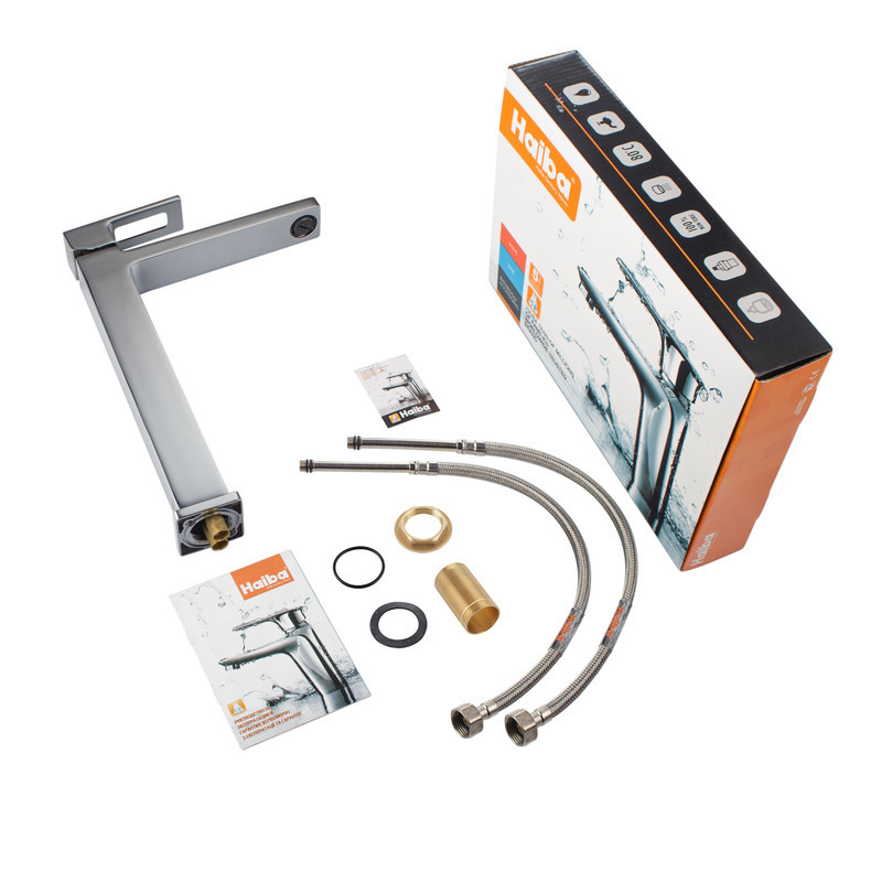 Смеситель для умывальника Haiba Kant 001 HIGH HB9601 Харьков - изображение 7