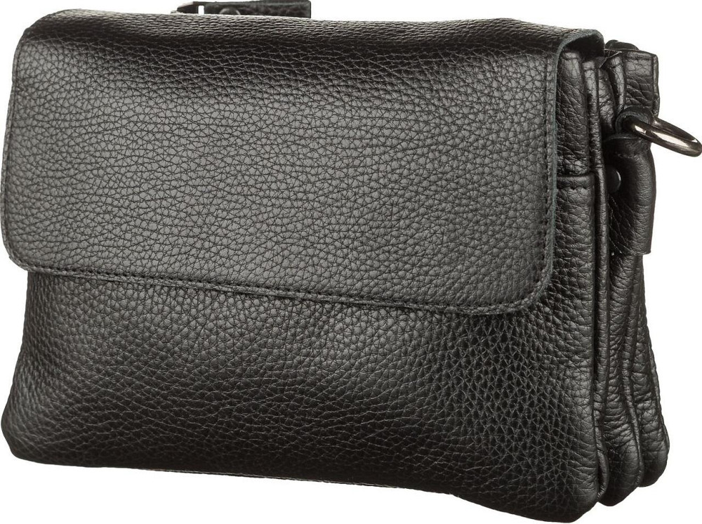 Мужская сумка SHVIGEL 11038 кожаная, Черная Киев - изображение 1