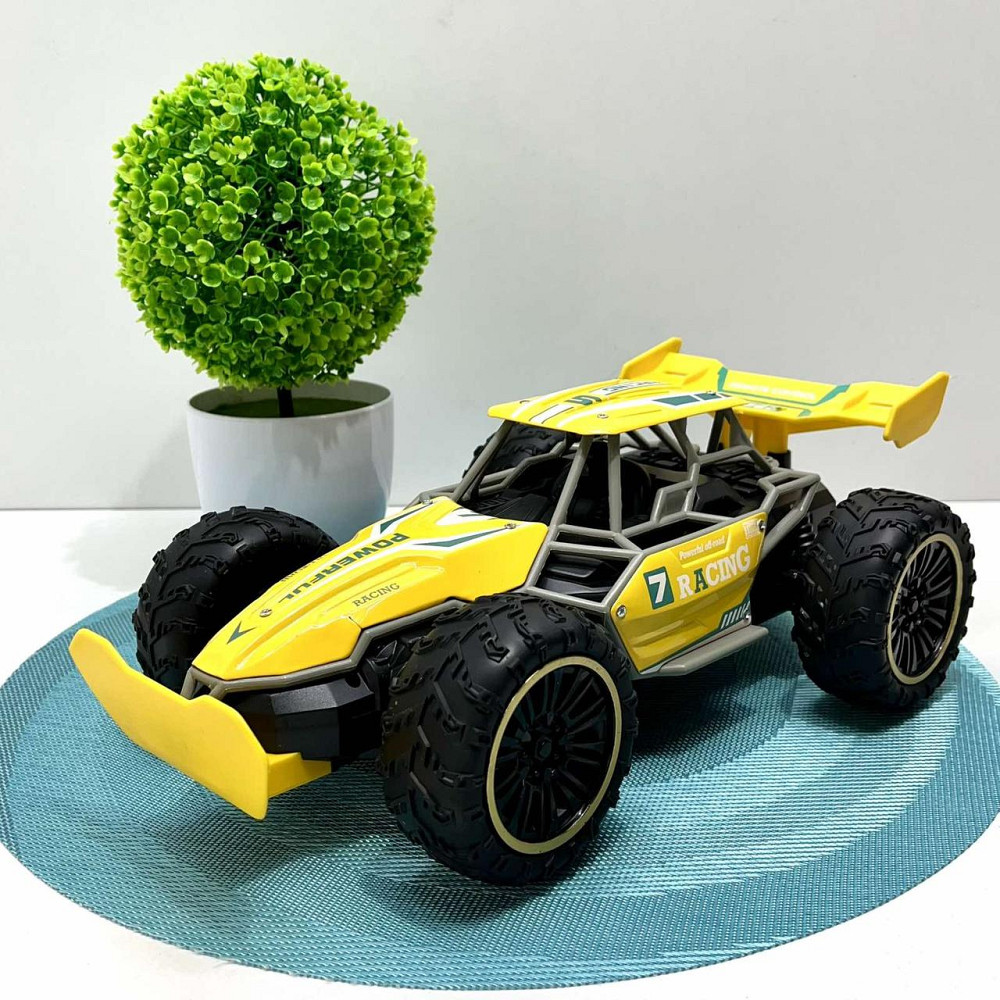 Машинка на радіокеруванні з парогенератором та світлом 32,5см 1:12 Жовта (W338-3) Чернігів - фото 2