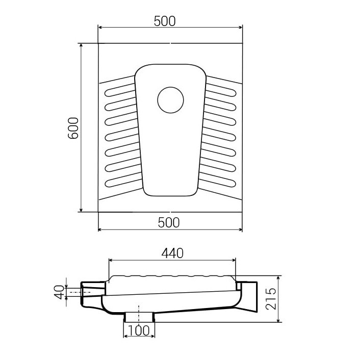 Чаша Генуя 50х60 EUROSER (Туреччина) Київ - фото 4