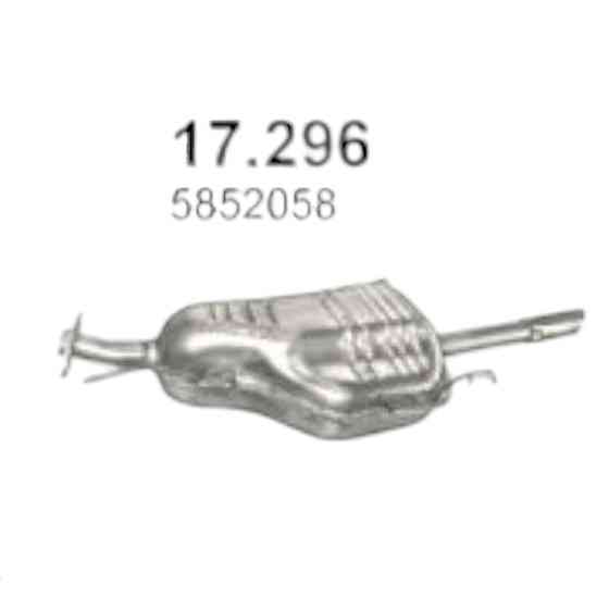 Глушитель Астра G 1.8i, 2.0i 16V SDN (1998-) Опель Мукачево