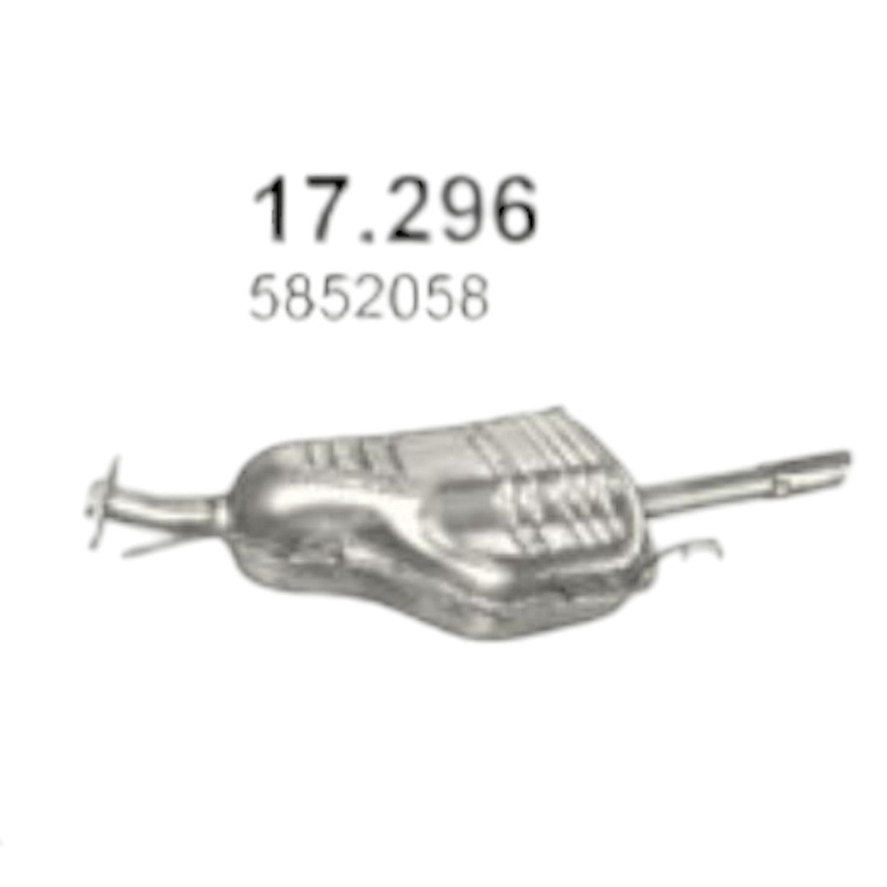 Глушник Астра G 1.8i, 2.0i 16V SDN (1998-) Опель Мукачево - фото 1