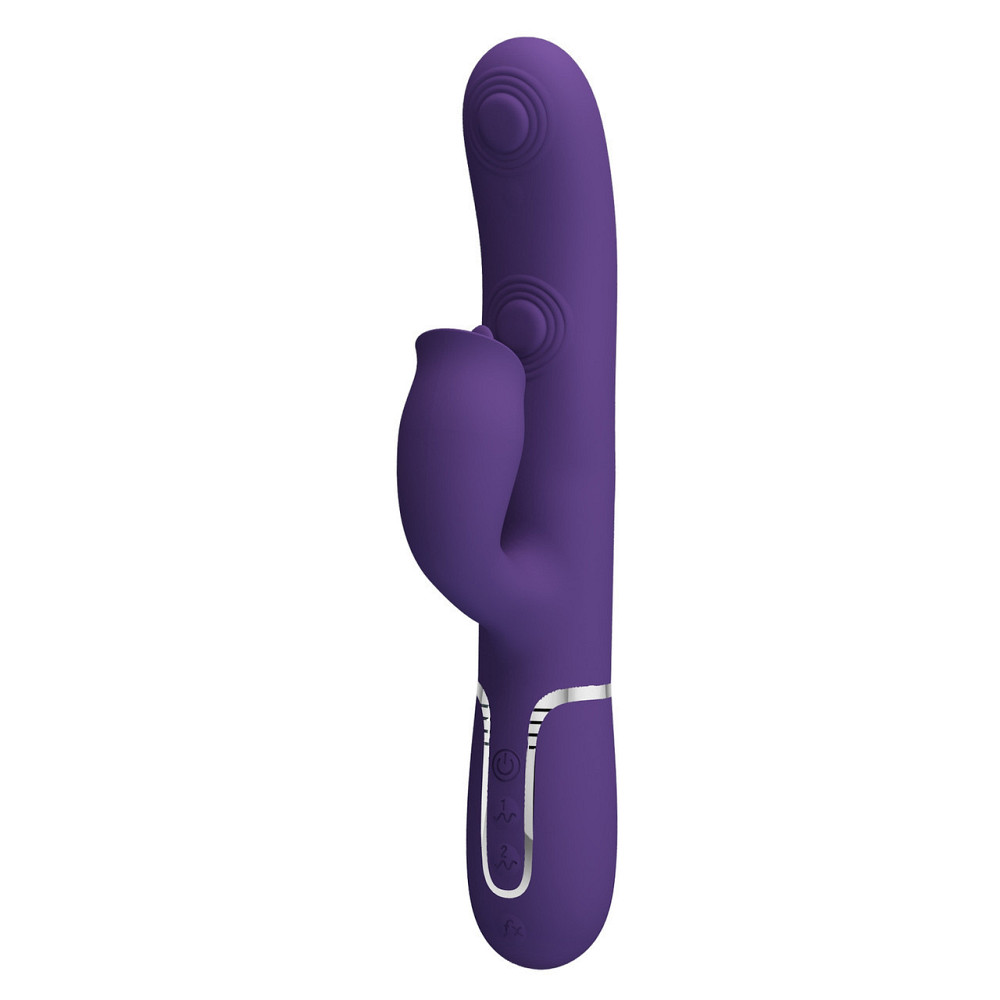 Вибратор PRETTY LOVE Gigi dark purple, 7 thumping functions 7 licking modes Sex Aura Киев - изображение 9