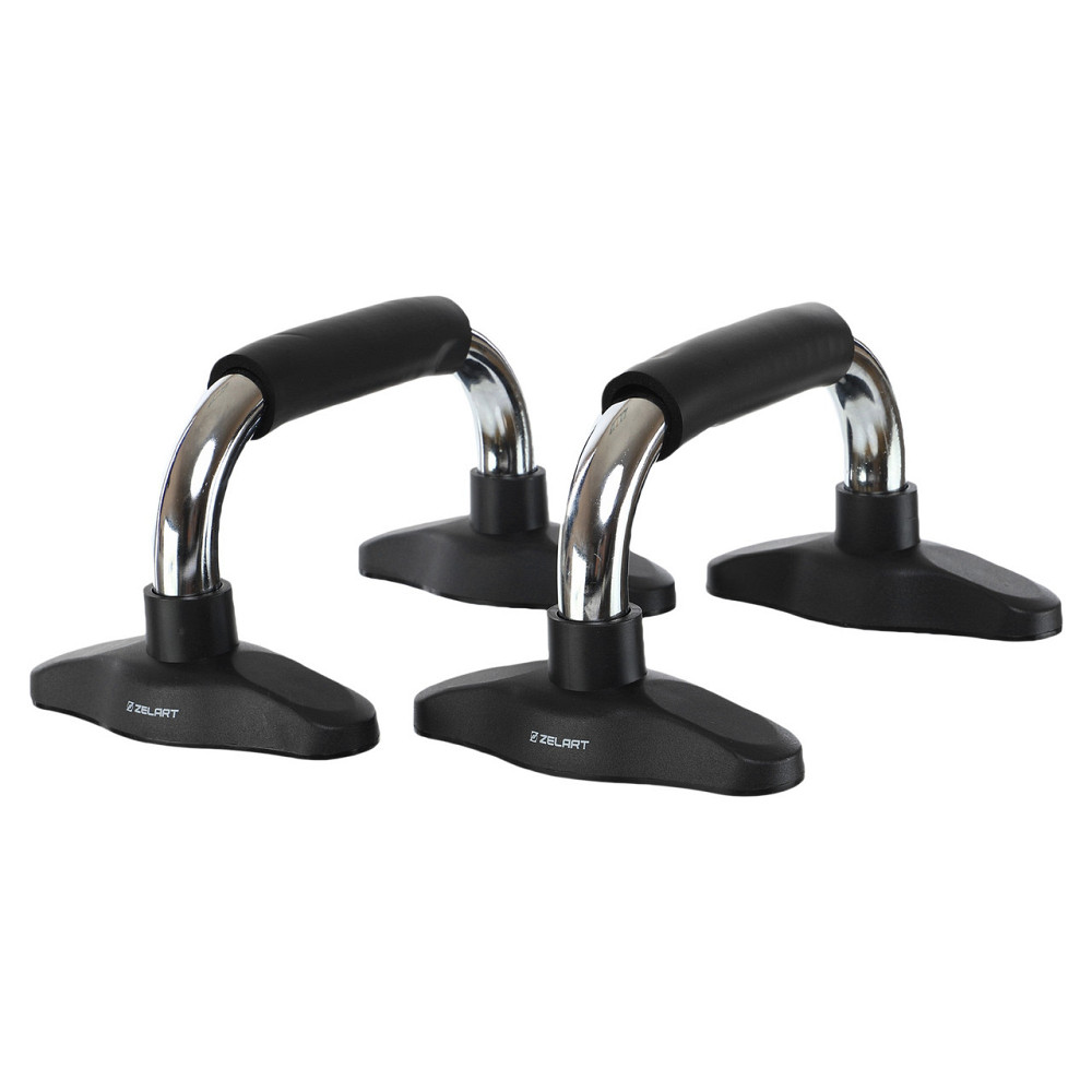 Упори для віджимань Zelart 9998 хром Київ - фото 1