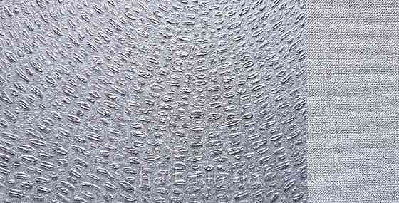 Обои виниловые на флизелиновой основе Rasch Ascona 1.06х10 абстракция круги точки структурные серебристые 3д Киев