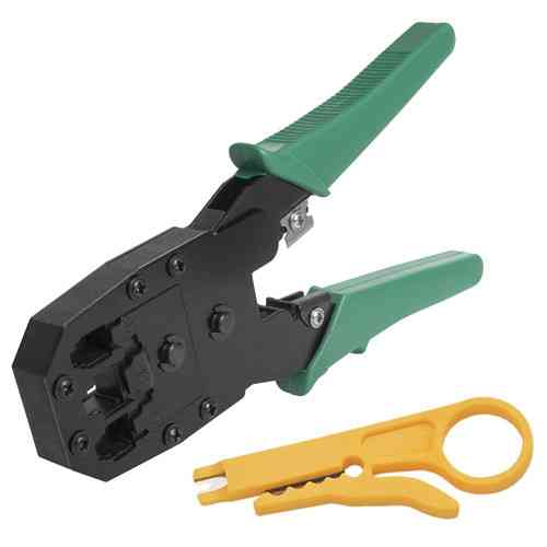 Обжимной инструмент Обжимка сеть RJ45 RJ11 RJ12 стриппер стальной Киев