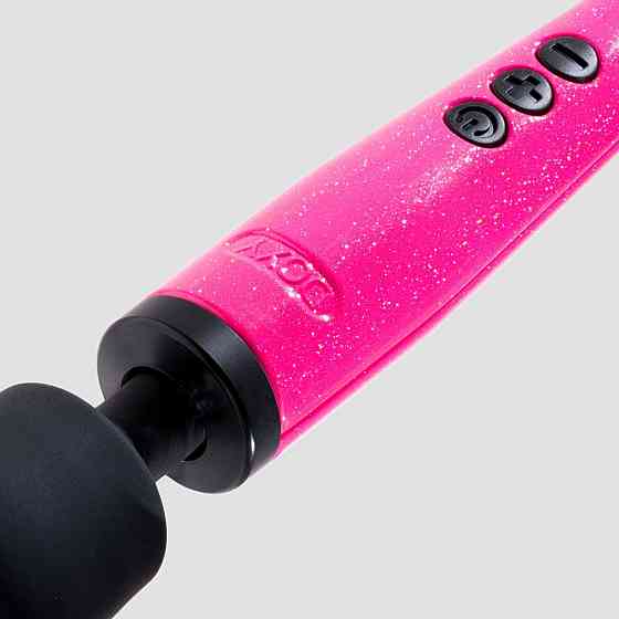 Вібромасажер DOXY Die Cast Massager Hot Pink, дуже потужний, живлення 220В, металевий корпус Sex Aura Київ