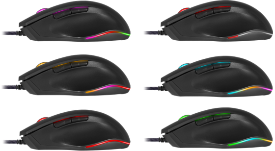 Миша Defender Wolverine GM-700L RGB, 7 кнопок, 12800 dpi (52700) (6823853) Киев