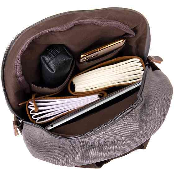 Рюкзак текстильный унисекс Vintage 20601 Серый Киев