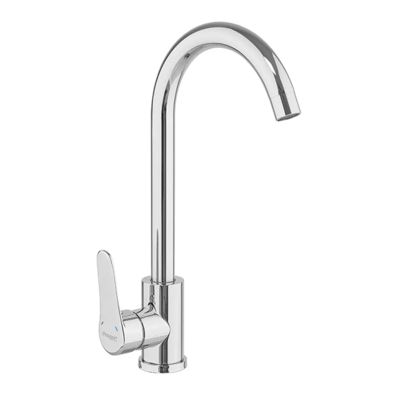 Кухонний змішувач Champion EZA-011 Chrome з нержавіючої сталі (CH6151) Харків