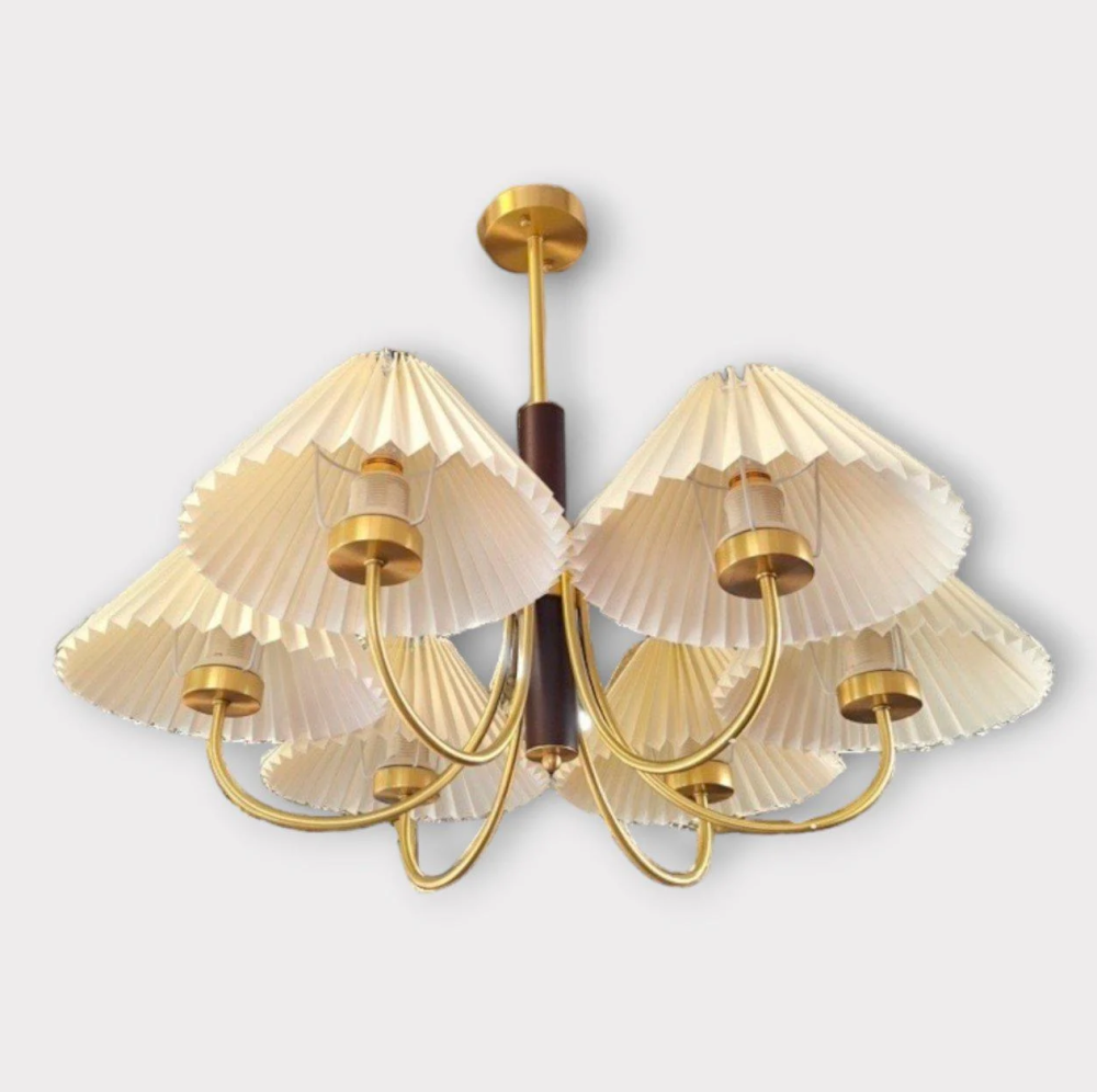 Светодиодная люстра Звон 6006 (Золотая) на 8 плафонов Винница - изображение 2