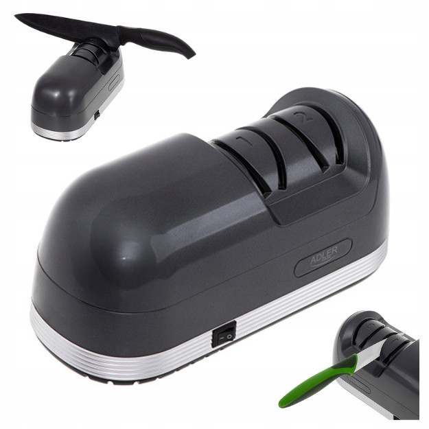Электрическая точилка для ножей 2-ступенчатая система Adler AD (4508) 60 Вт Нововолынск - изображение 2