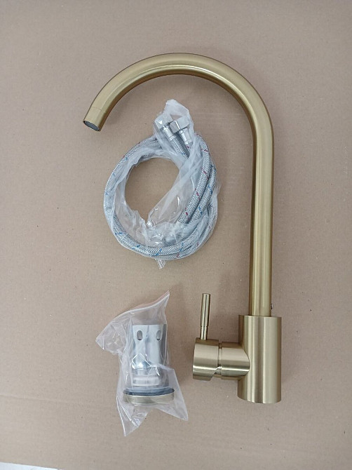 VALESO Кухонний змішувач VALESO PVD золотий Киев - изображение 2