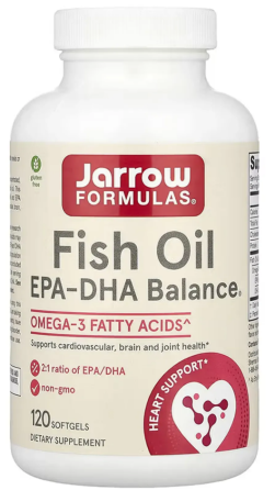 Омега-3 риб'ячий жир 1200 мг Jarrow Formulas Omega-3 EPA-DHA Balance 120 капс Київ