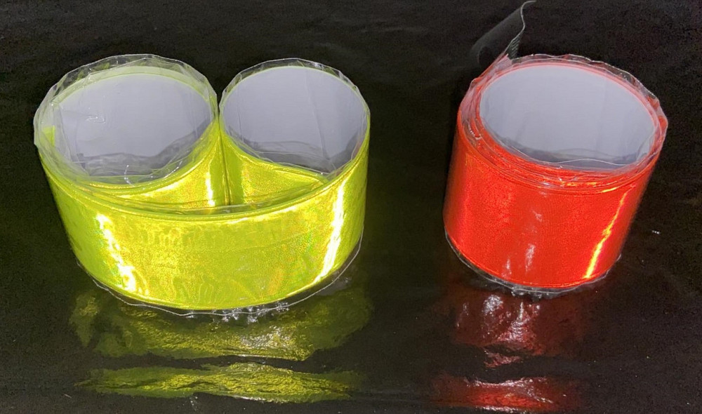 Світловідбивні браслети Feel Fit флікери набір 7шт самозакривається на руку/ногу 3шт 40см + 4шт 30см Чернігів - фото 2