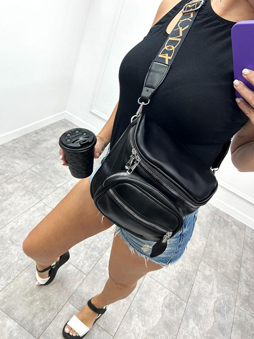 Женская сумка с накладным карманом Settle Киев - изображение 7