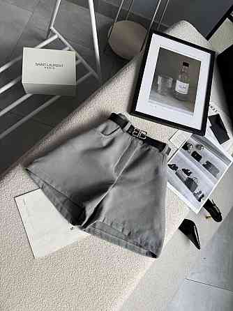 Женские базовые повседневные шорты турецкий кашемир Серый, 46 Одесса