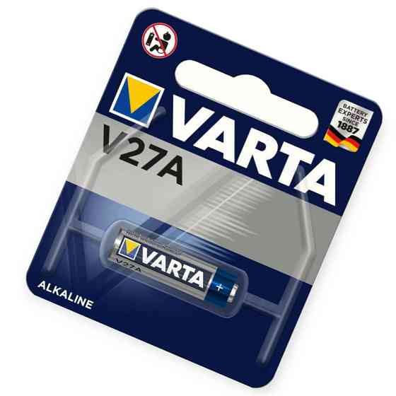 Батарейка "А 27" лужна 12V мікропальчик Varta блістер (у брелок сигналки) Мукачево