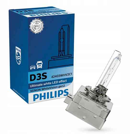 Ксенонова лампа PHILIPS 42403WHV2C1 D3S 42V 35 W PK32d-5 WhiteVision gen2 5000K Харків
