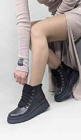 Marlex Черевики жіночі MarLex 501 чорні (зима, шкіра натуральна) (5655) 40 Коломыя