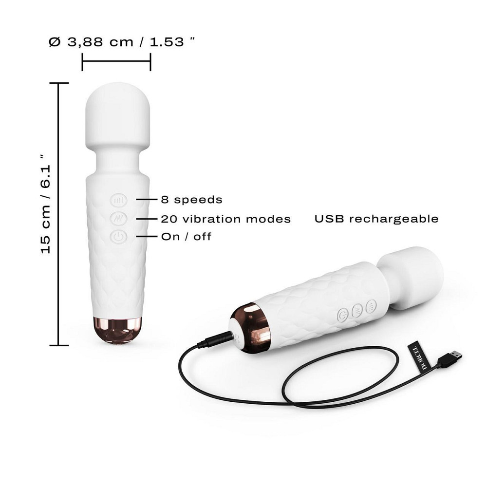 Минивибромассажер Dorcel Wand Mini Wanderful White Sex Aura Киев - изображение 2