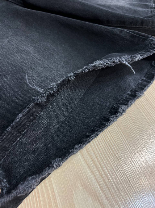 Шорти жіночі джинсові Zeo Basic 4869 бермуди великі розміри чорні, чорний, 44, 44, 85 см, 115 см Київ - фото 8