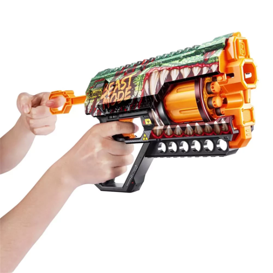 Швидкострільний бластер X-Shot Skins Griefer Beast Out 12 патронів (36561A) Харків