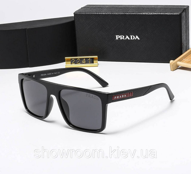 Сонцезахисні окуляри маска Pr 69022 black Київ - фото 2
