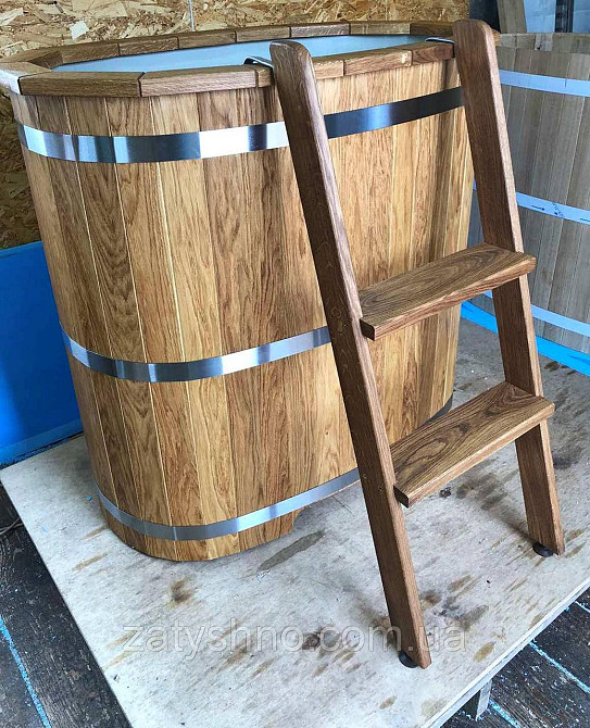 Купіль для лазні з поліпропеленовою вставкою 120*70*110 Київ - фото 1