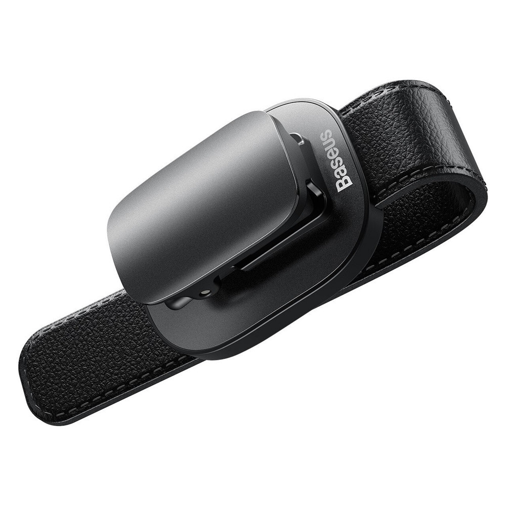 Автодержатель для очков Baseus Platinum Eyewear Clip ACYJN-B01 на солнцезащитный козырек (Черный) Николаев - изображение 1