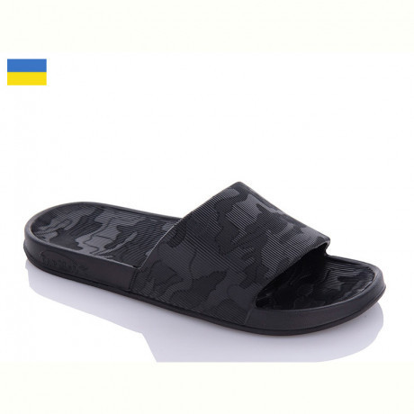 Чоловічі капці для душу басейну шльопанці піна чорні 45/46 Одеса - фото 1