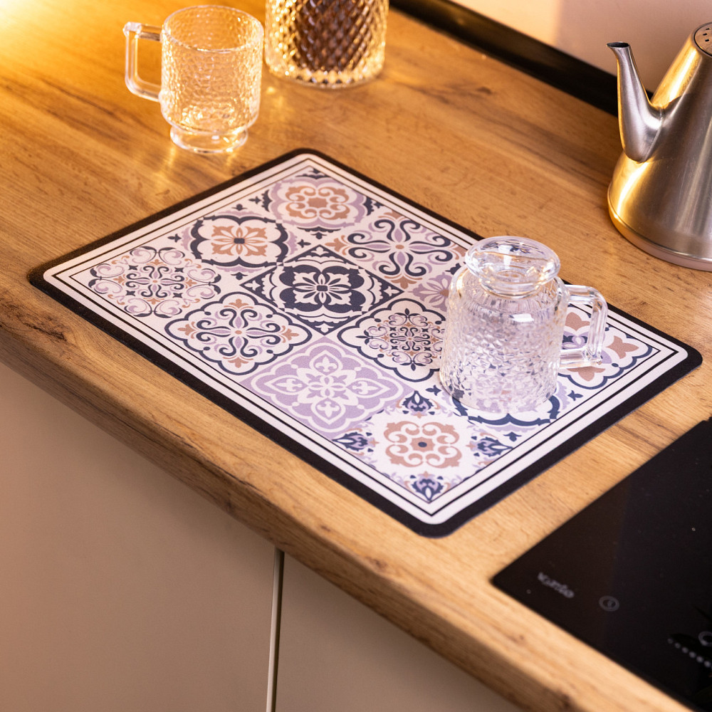 Диатомитовый коврик на кухню для сушки посуды 30×40 (см) HP-42-29 Киев - изображение 4