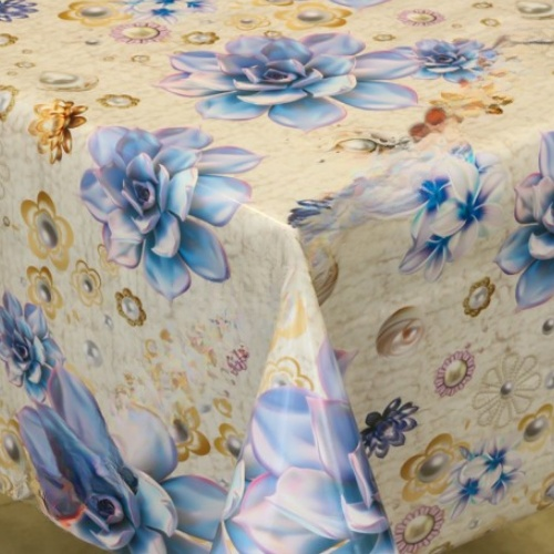 Клейонка кухонна 1,40*20м ПВХ фотодрук 3-шарова на тканинній основі 228 A Bona Domus Житомир - фото 1