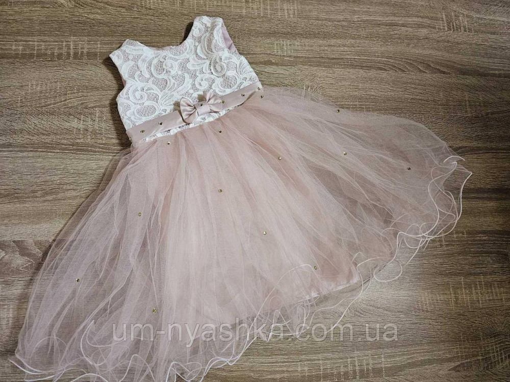 Детское нарядное пудровое платье на 3-5 лет Кривой Рог - изображение 1