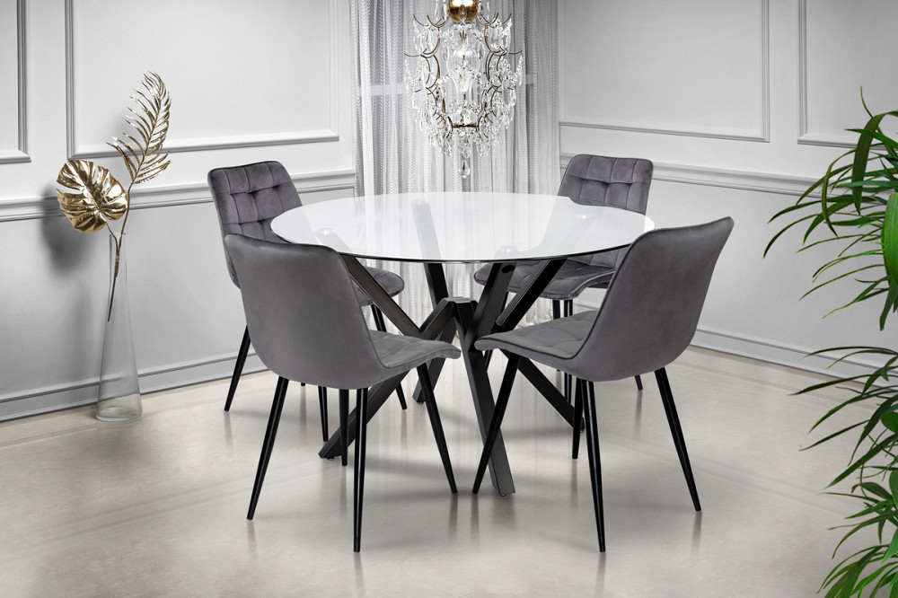 Стіл Джой XS-T6035, (D=120), чорний Київ - фото 6