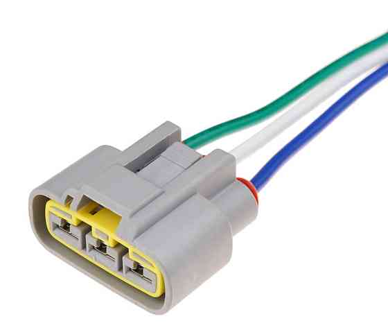 Роз'єм конектор с проводом, 3-кон., Коммутатор/Катушка Зажигания Мотоциклов Ducati Сірий, QLW-A-3F-GR, Ducati, Honda 47451 Київ